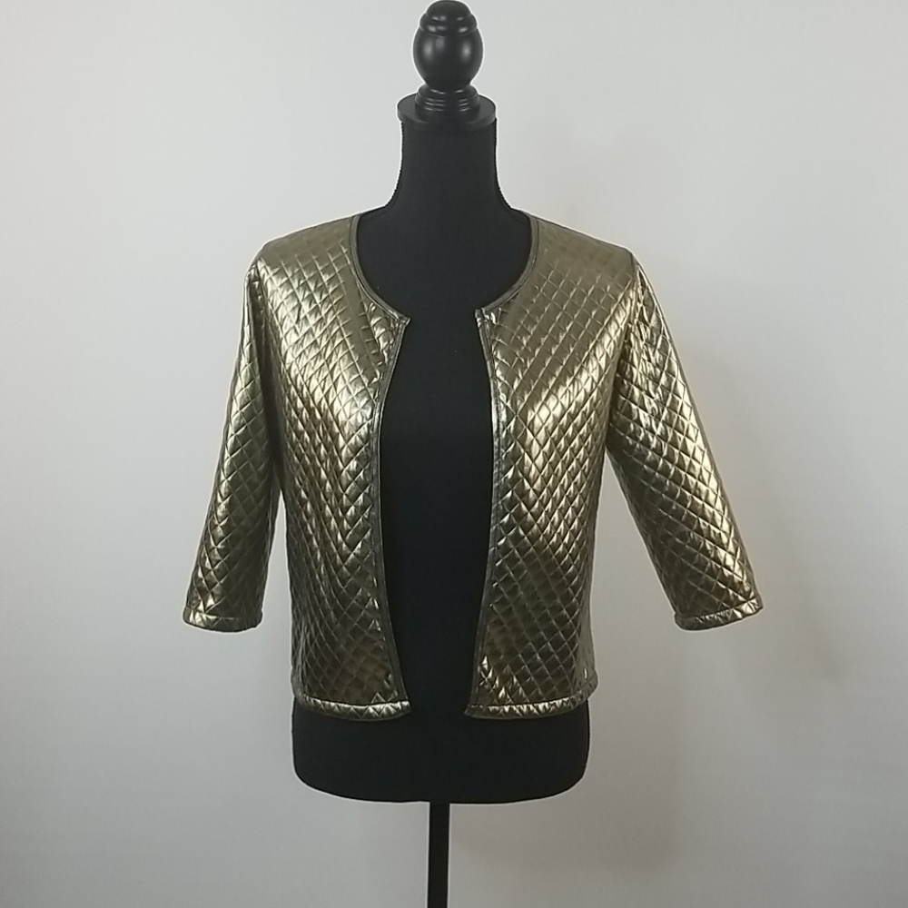 Gold metallic jacket